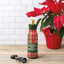 Load image into Gallery viewer, Bottle Sock - Does Alcohol Count As Holiday Spirit