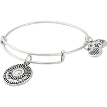 Load image into Gallery viewer, Alex and Ani Midnight Sun Charm Bangle