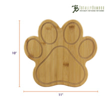 Load image into Gallery viewer, Paw Shaped Serving and Cutting Board
