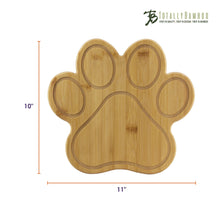 Load image into Gallery viewer, Paw Shaped Serving and Cutting Board