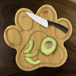 Paw Shaped Serving and Cutting Board