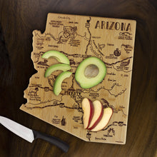 Load image into Gallery viewer, Arizona Etched Bamboo Cutting and Serving Board