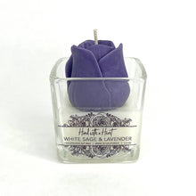 Load image into Gallery viewer, White Sage &amp; Lavender Soy Wax Candle - 2.5oz
