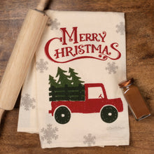 Load image into Gallery viewer, Christmas Truck - Dish Towel
