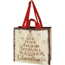 Load image into Gallery viewer, Market Tote - Merry Christmas