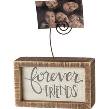 Load image into Gallery viewer, Inset Photo Block - Forever Friends
