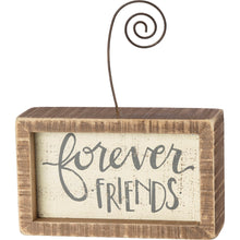 Load image into Gallery viewer, Inset Photo Block - Forever Friends
