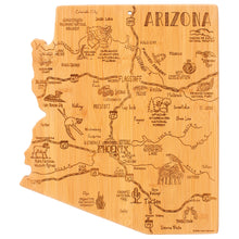 Load image into Gallery viewer, Arizona Etched Bamboo Cutting and Serving Board
