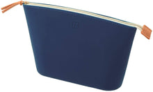 Load image into Gallery viewer, Lihit Lab Bloomin Soft Silicone Zippered Pouch Large - Navy