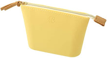 Load image into Gallery viewer, Lihit Lab Bloomin Soft Silicone Zippered Pouch Large - Lemon Yellow
