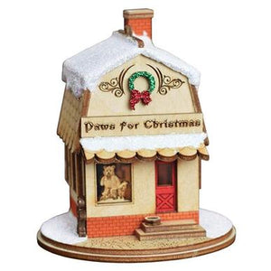 Paws For Christmas Pet Shop Ginger Cottage Ornament