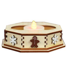 Load image into Gallery viewer, Ginger Cottage Tea Light Display -Snowflake (Small)