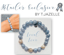 Load image into Gallery viewer, Blue Quartzite and Moonstone Local Love Bracelet