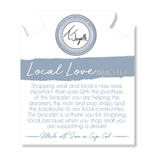 Load image into Gallery viewer, Blue Quartzite and Moonstone Local Love Bracelet