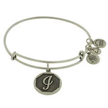 Load image into Gallery viewer, Alex and Ani Initial I Bangle Silver
