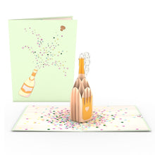 Load image into Gallery viewer, Champagne Pop Lovepop Card