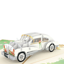 Load image into Gallery viewer, Wedding Car Lovepop Card
