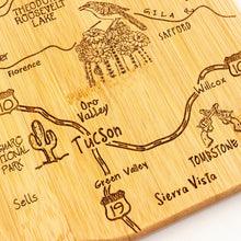 Load image into Gallery viewer, Arizona Etched Bamboo Cutting and Serving Board
