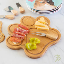 Load image into Gallery viewer, Paw Shaped Serving and Cutting Board
