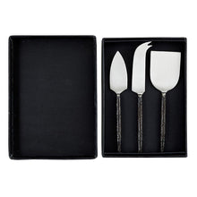 Load image into Gallery viewer, Organic Cheese Knife Set - Black Matte Box
