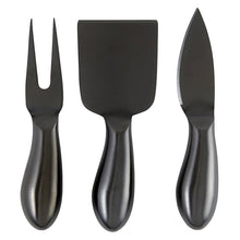 Load image into Gallery viewer, Matte Black Cheese Knives - Book Box
