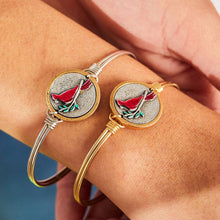 Load image into Gallery viewer, Red Cardinal Bangle Bracelet