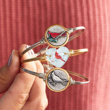 Load image into Gallery viewer, Red Cardinal Bangle Bracelet