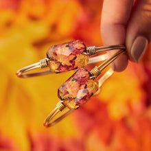 Load image into Gallery viewer, Fall Leaves Bangle Bracelet