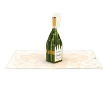 Load image into Gallery viewer, Here's to You Champagne 3D card