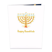 Load image into Gallery viewer, Happy Hanukkah Menorah Lovepop Card