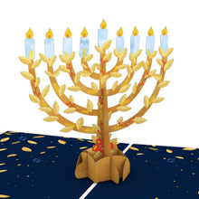 Load image into Gallery viewer, Happy Hanukkah Menorah Lovepop Card