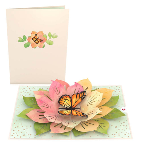 Monarch Butterfly Bloom Lovepop Card