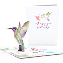 Load image into Gallery viewer, Birthday Hummingbird Lovepop Card