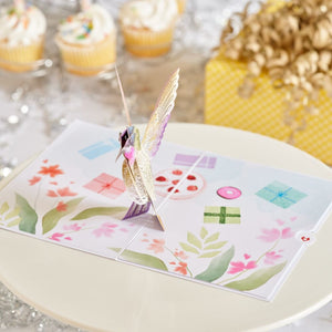 Birthday Hummingbird Lovepop Card