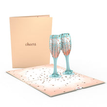 Load image into Gallery viewer, Champagne Toast Lovepop Card