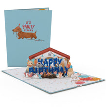 Load image into Gallery viewer, Happy Birthday Dogs Lovepop Card