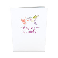 Load image into Gallery viewer, Birthday Hummingbird Lovepop Card