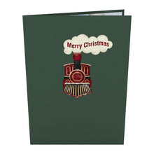 Load image into Gallery viewer, Santa Christmas Train Lovepop Card
