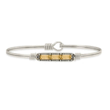 Load image into Gallery viewer, Luca+ Danni Mini Hudson Bangle Bracelet in Autumn - Petite/Silver Tone