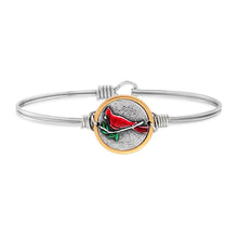 Load image into Gallery viewer, Red Cardinal Bangle Bracelet