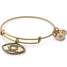 Load image into Gallery viewer, Alex and Ani Chicago Bears Football Charm Bangle
