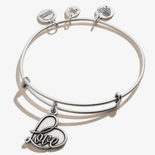 Load image into Gallery viewer, Alex and Ani Love Charm Bangle
