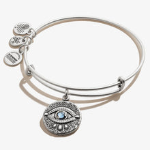 Load image into Gallery viewer, Alex and Ani Evil Eye Charm Bangle