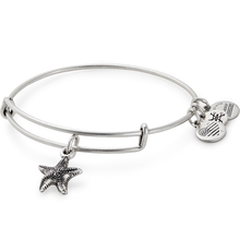 Load image into Gallery viewer, Alex and Ani Starfish Charm Bangle