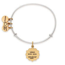 Load image into Gallery viewer, Alex and Ani Virgo Two Tone Charm Bangle
