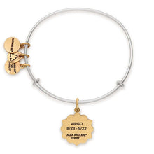 Load image into Gallery viewer, Alex and Ani Virgo Two Tone Charm Bangle