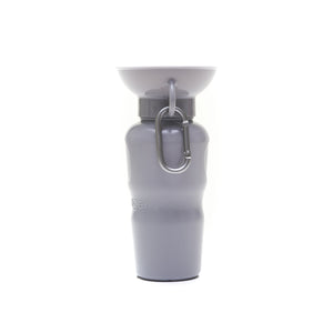 Portable Pet Classic Travel Bottle for Walking Hiking and Traveling - Gray