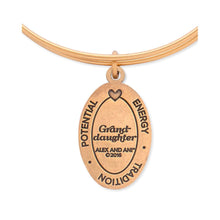 Load image into Gallery viewer, Granddaughter Charm Bangle Bracelet