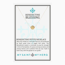 Load image into Gallery viewer, Benedictine Blessing Petite Necklace
