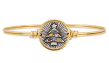 Load image into Gallery viewer, Holiday Tree Bangle Bracelet